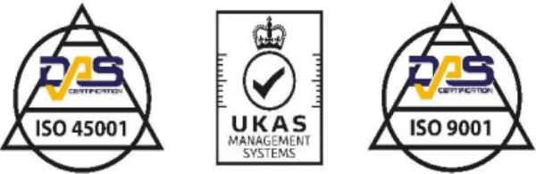 ISO 9001 & ISO 45001 — DAS / UKAS — TMSI