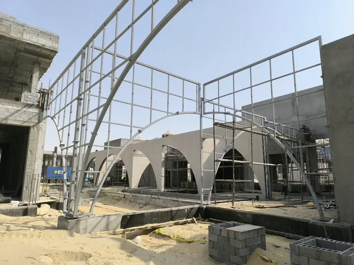 Nabd Al Khobar Cultural Center — Steel structures — TMSI