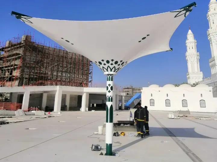 Qiblatain Mosque Umbrellas — PVC — TMSI